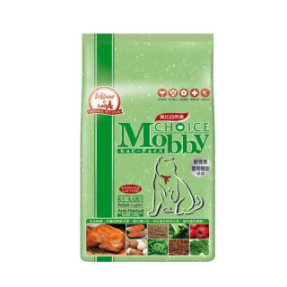 【莫比Mobby】低卡成貓幫助毛球管理配方(7.5公斤)