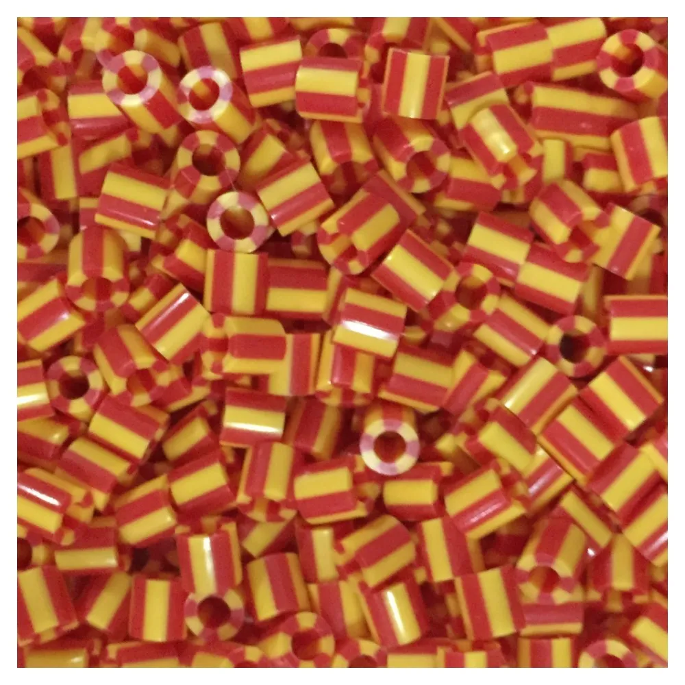 【Perler 拼拼豆豆】1000顆單色補充包-112煙火條紋(特殊色)