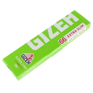 【GIZEH】德國進口Extra Slim特窄-Super Fine超薄捲煙紙(10包)