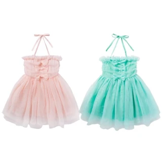 【baby童衣】女童洋裝 蕾絲綁帶露背連衣裙 42153(共二色)