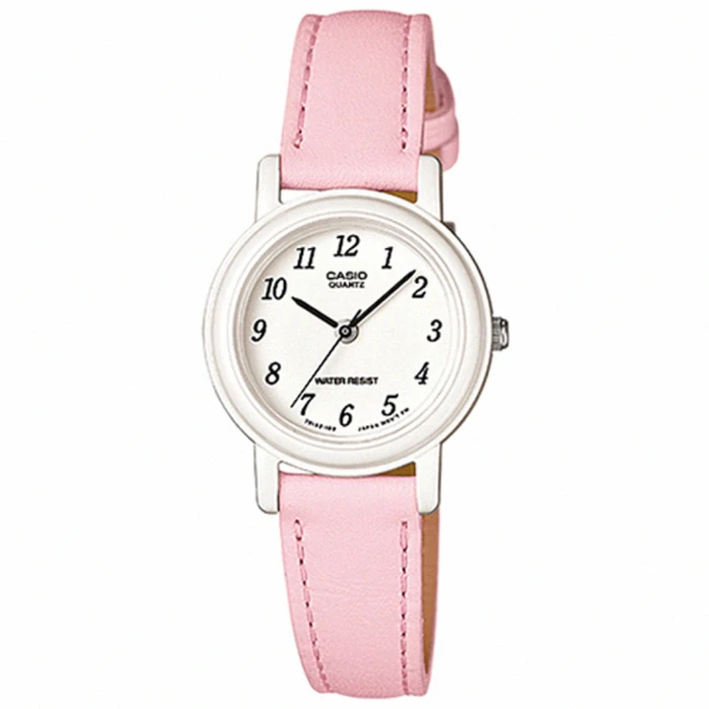 【CASIO 卡西歐】優雅風情時尚皮質腕錶(LQ-139L-4B1)