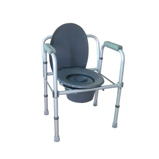 【舞動創意】鋁合金折疊防鏽便器椅-7003