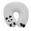 【J&N】熊貓造型U型頸枕(1入)