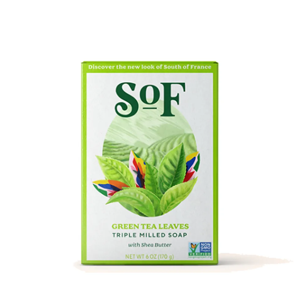【South of France 南法】南法馬賽皂 - 普羅旺斯綠茶 170g(全新包裝)