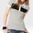 【SAMLIX 山力士】女款 MIT 台灣製 韓版 吸濕排汗 涼感 羅紋領 短袖  POLO衫#SP208(綠色.桃紅.黑色)