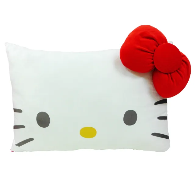 【享夢城堡】造型臉型小枕(HELLO KITTY-白)