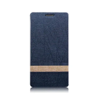 【GCOMM】iPhone6/6S 4.7” Steel Shield 柳葉紋鋼片惻翻皮套(優雅藍)