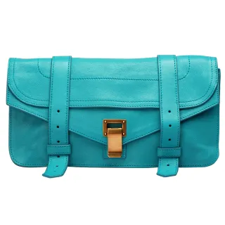 【Proenza Schouler】POCHETTE LUX山羊皮手拿包(馬爾地夫藍H00001-5019)