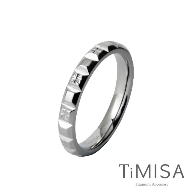 【TiMISA】精彩皇冠 純鈦戒指(雙色可選)