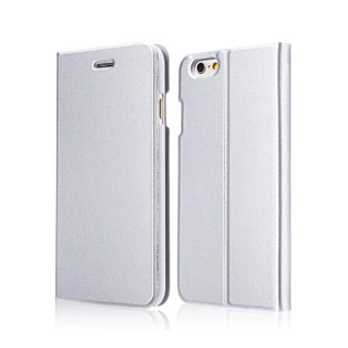【GCOMM】iPhone6/6S 5.5” Metalic Texture 金屬質感拉絲紋超纖皮套(科技銀)