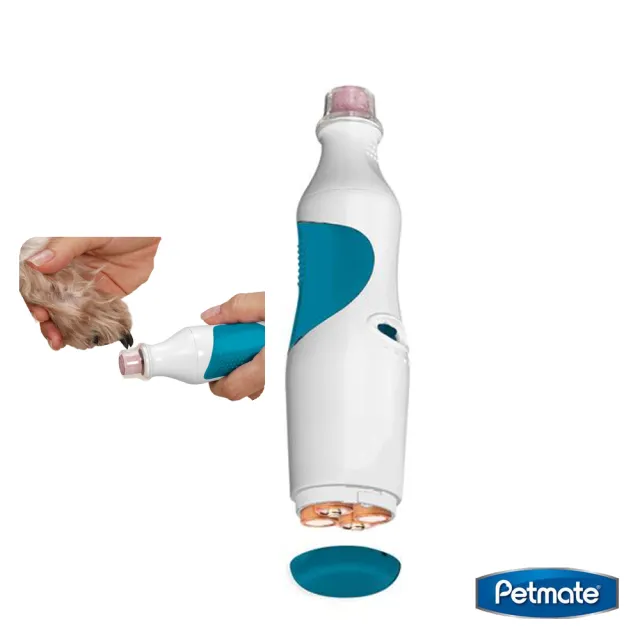 【Petmate】寵物電動磨甲機《犬貓適用》(磨甲機/寵物用品/安全剪/可替換磨頭/安全防護設計)