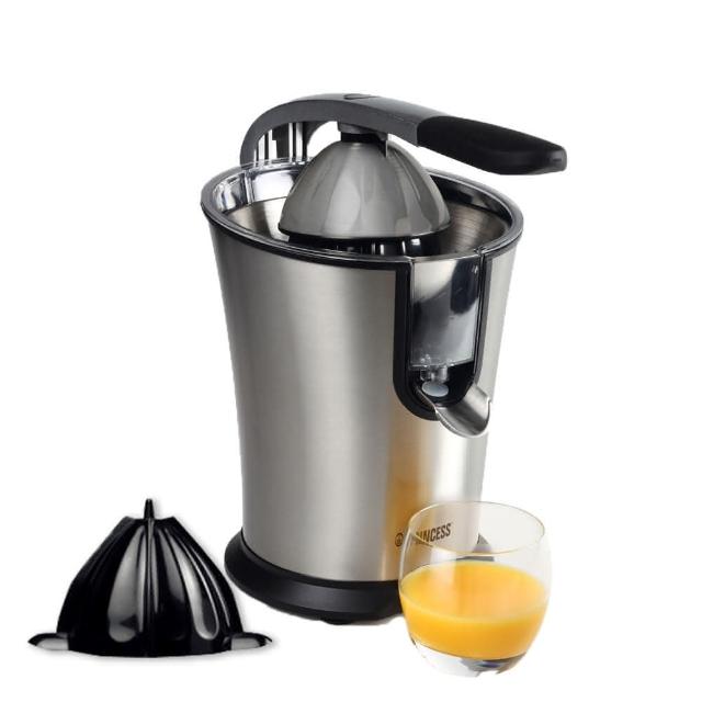 【PRINCESS荷蘭公主】荷蘭公主不鏽鋼省力榨汁機 201851(160W超靜音+強馬力+專利萬能榨汁頭刮除果肉達99%)