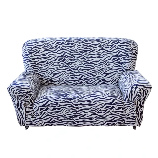 【格藍傢飾】斑馬紋彈性沙發便利套(1人座)