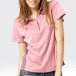 【SAMLIX 山力士】女款 MIT 台灣製 吸濕排汗 椰碳紗 羅紋領 短袖  POLO衫#SP207(粉紅.淺紫)