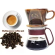 【政威咖啡沖泡組】小陶瓷濾杯x1+進口咖啡壺360mlx1－隨機/泡茶壺/沖泡壺(2入隨機出貨)
