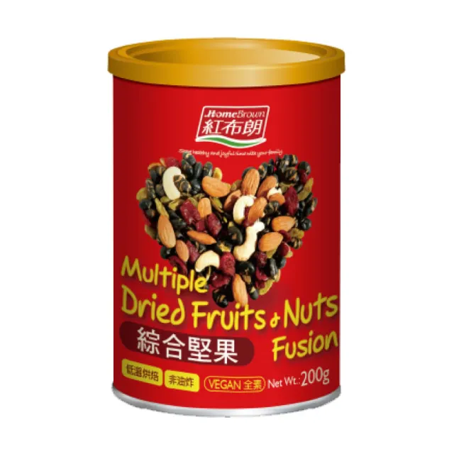 【紅布朗】綜合堅果(200gX1罐) 健康休閒零食 年貨 年節 過年