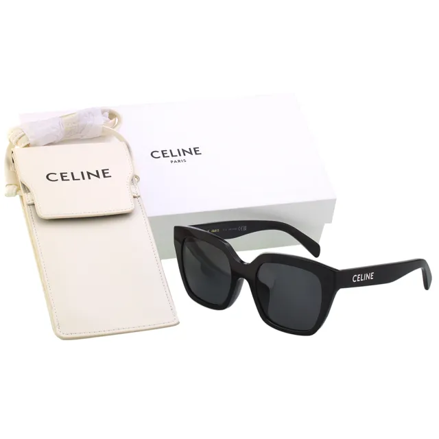 【CELINE】IG小紅書爆款 太陽眼鏡CL40198F(黑色)