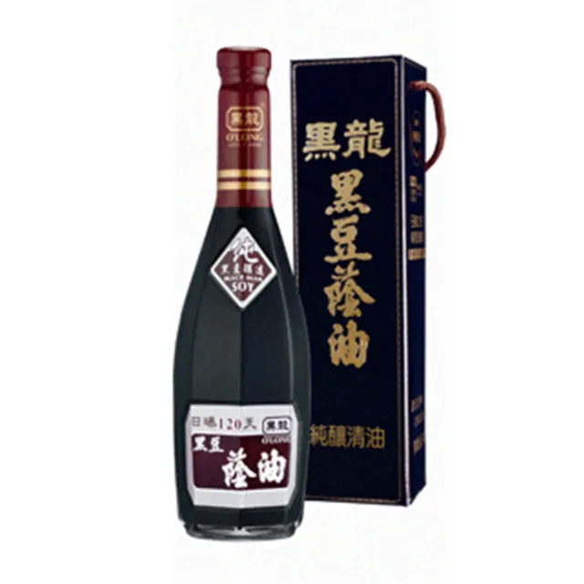 【黑龍】特級黑豆蔭油-純釀清油2入(600ml)