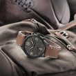 【廣告款 TISSOT】天梭 韻馳系列 Chrono XL三眼計時手錶-黑x咖啡/45mm 送行動電源(T1166173605700)