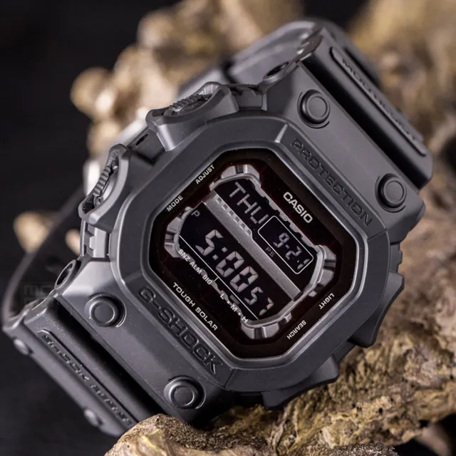 G-SHOCK】G-SHOCK 太陽能潮流大錶徑電子錶-消光黑(GX-56BB-1