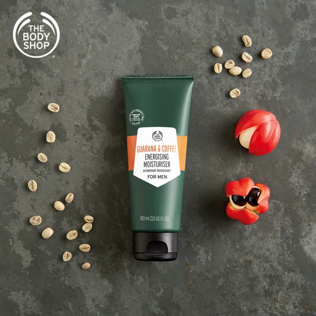 【THE BODY SHOP 美體小舖】男士綠咖啡活力潤膚乳(100ML/臉部乳液)