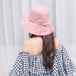 【日本UV CUT】日本UV CUT蝴蝶結細繩防曬遮陽布帽(7色)