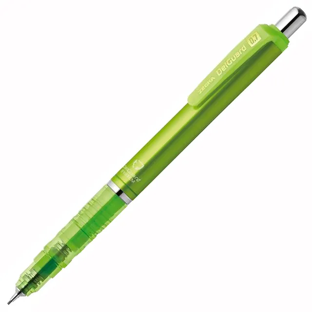 【ZEBRA】P-MAB85 DelGuard 不易斷芯自動鉛筆 0.7亮綠