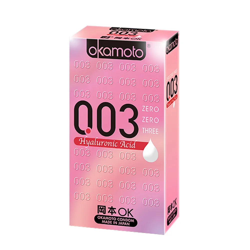 Okamoto岡本】003玻尿酸極薄水潤保險套10入/盒- momo購物網- 好評推薦-2026年1月