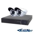 【KINGNET】AHD 1080P 4路2支監控主機套餐組合(AHD高清類比)