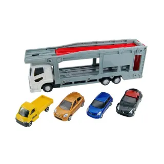 【TOMICA】新汽車運輸車(男孩 小汽車)(玩具 兒童聖誕節禮物 兒童禮物 聖誕節 兒童玩具)