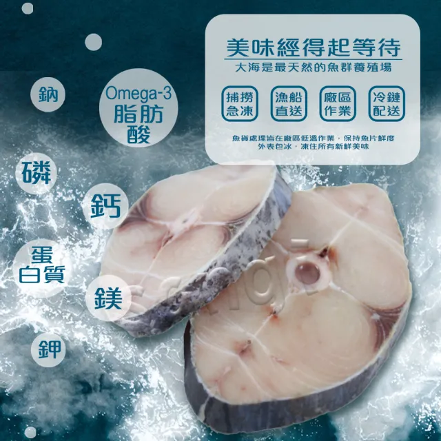 【賣魚的家】新鮮海味十足土魠魚片20片組(100G±4.5%/5片/包 共4包)