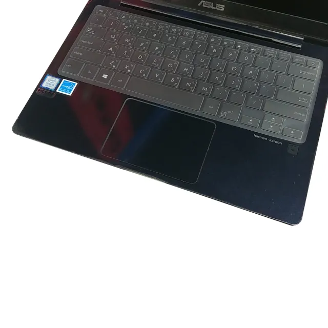 【Ezstick】ASUS ZenBook 13 UX331 UAL 奈米銀抗菌TPU 鍵盤保護膜(鍵盤膜)