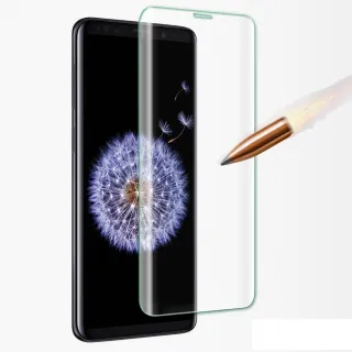 【YANG YI 揚邑】Samsung Galaxy S9+ 6.2吋 滿版鋼化玻璃膜3D曲面防爆抗刮保護貼