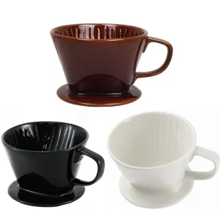【日式陶瓷】小號咖啡濾杯1-2人份-買1送1/泡咖啡/泡茶濾杯/手沖咖啡濾器(隨機出貨)