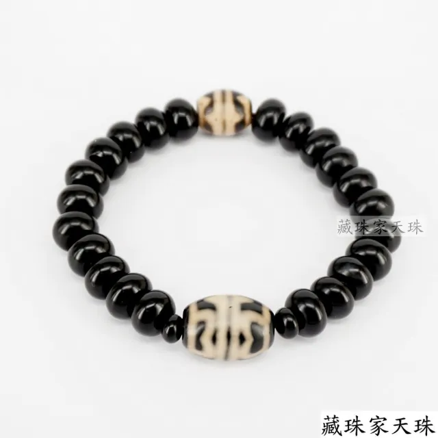 【藏珠家】蓮花虎紋天珠手鍊（其他規格）