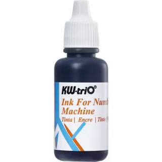 【KW-triO】 號碼機專用墨水 黑色 290012(印跡清晰持久)