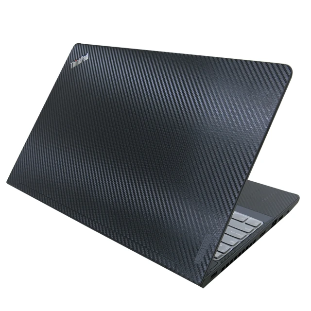 【Ezstick】Lenovo ThinkPad E560P 黑色立體紋機身貼(含上蓋貼、鍵盤週圍貼)