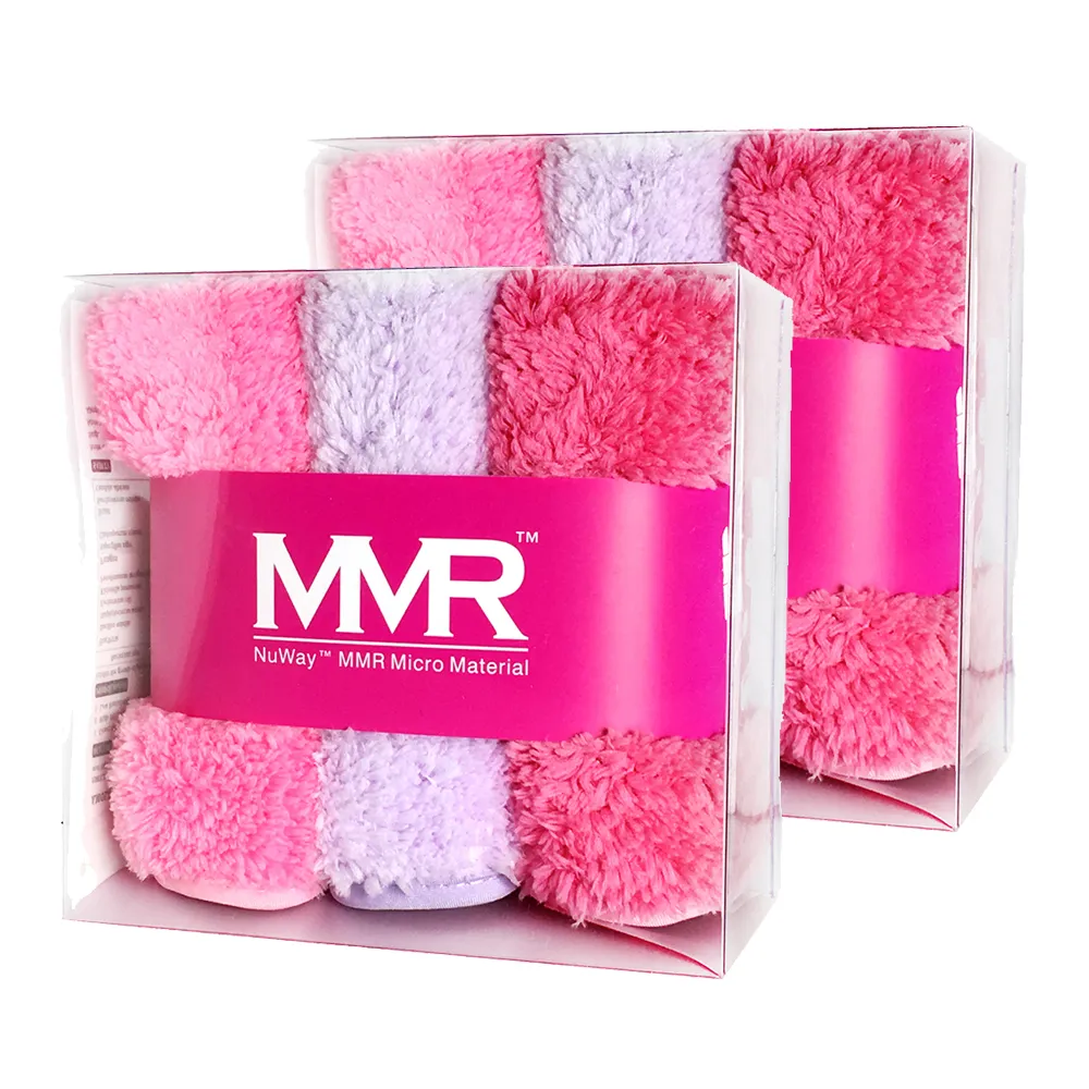 【MMR】美國科技深層吸附-神奇卸妝魔巾(三入組X2-顏色隨機出貨)