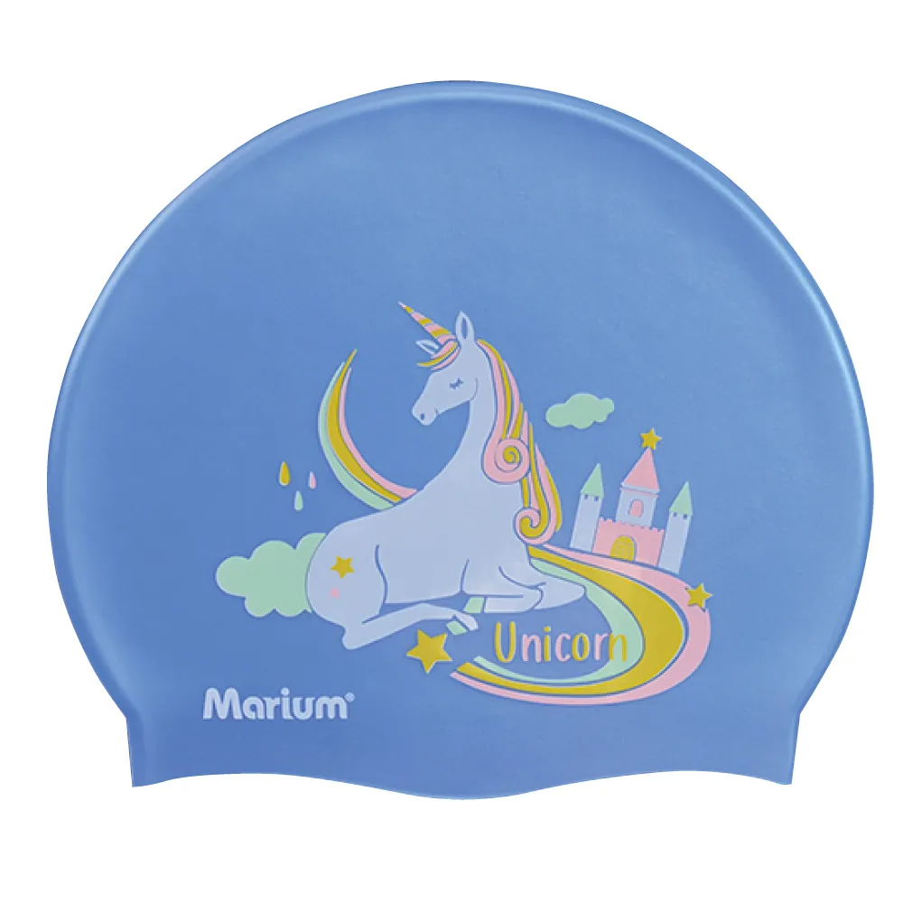 【MARIUM】矽膠泳帽-彩虹獨角獸(MAR-8626)