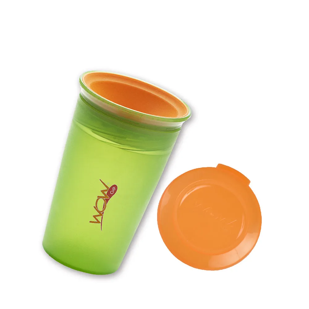 【Wow cup】美國WOW Cup Kids 360度透明喝水杯(綠色)