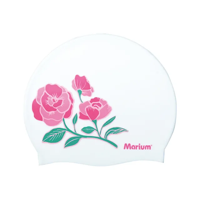 【MARIUM】矽膠泳帽-永恆薔薇(MAR-8627)