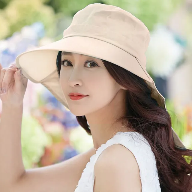 【幸福揚邑】日韓優雅抗UV防紫外線好收納遮陽帽(多款任選)