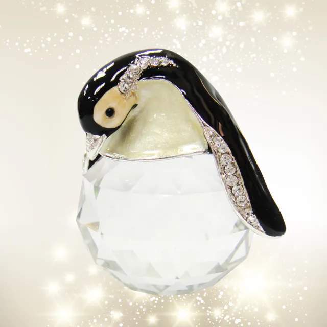 【三卡寶】企鵝(水晶擺飾)