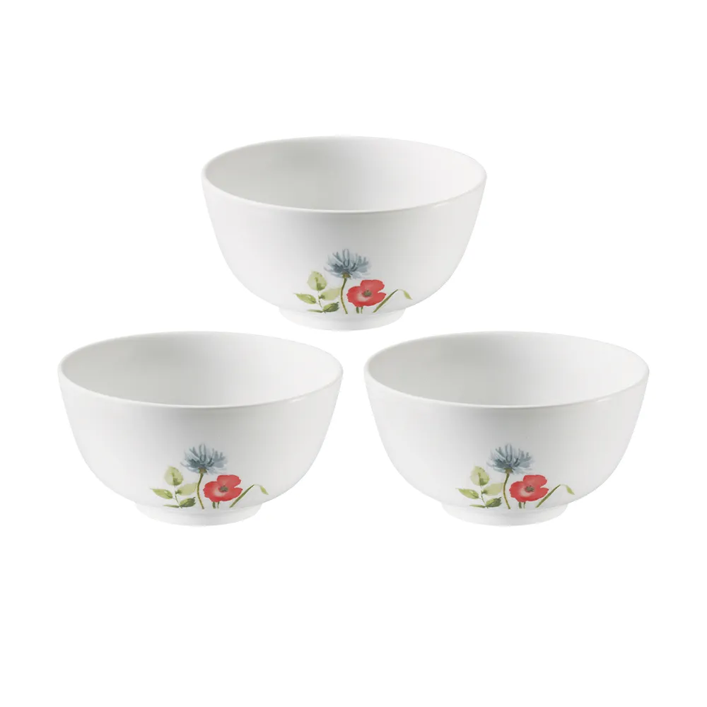 【CORELLE 康寧餐具】中式飯碗 三入組(多花色可選)