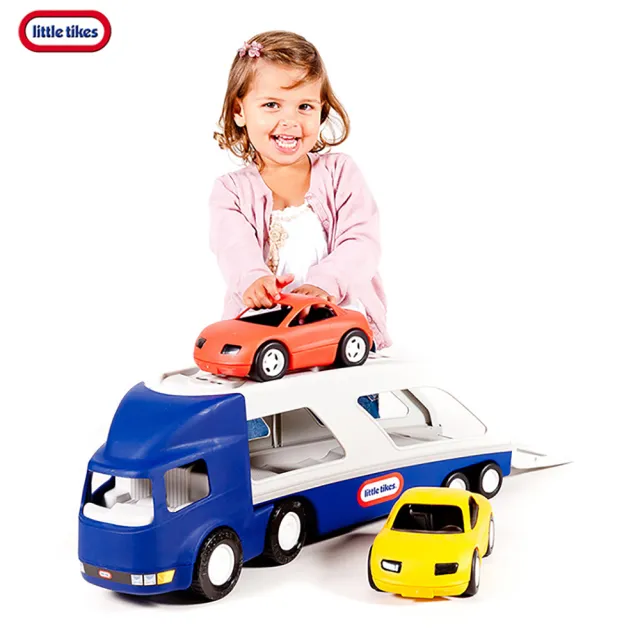 【Little Tikes】運輸卡車-藍(雙層的大卡車)