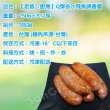【老爸ㄟ廚房】Q彈多汁飛魚卵香腸3包(250g±9g/包)
