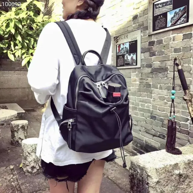 【Ela】韓版小旅行運動音樂水壺後背包防水後背包
