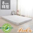 【LooCa】旗艦款8cm防蚊+防蹣+記憶床墊(加大6尺)
