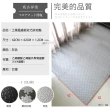 【Abuns】工業風鐵板紋62CM灰色大巧拼地墊-附收邊條(96片裝-適用11坪)