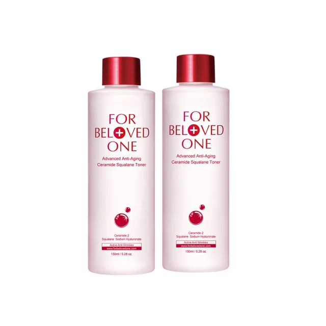 【For Beloved One 寵愛之名】全能抗皺神經醯胺角鯊化妝水150ml 買一送一(軟化角質/潤澤/熟齡肌/前導)